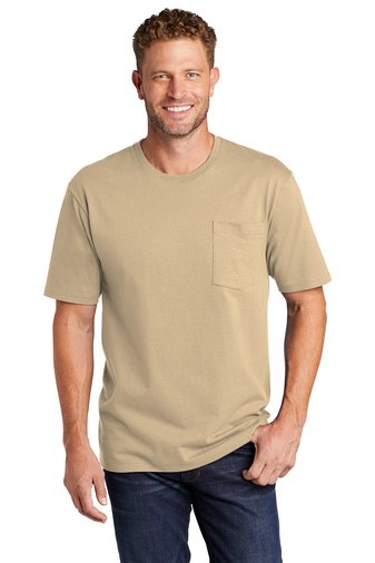 CornerStone ® Adult Unisex 7-ounce, 100% Cotton Workwear With Pocket T-shirt